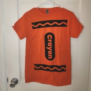 Orange Crayon Shirt
